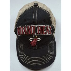 Miami Heat Trucker Hat Cap OSFM 47 Brand NBA‎ Distressed